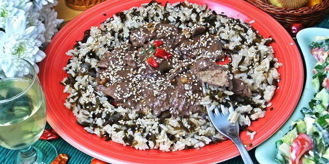 Рецепт сливочной печенки с рисом по-японски