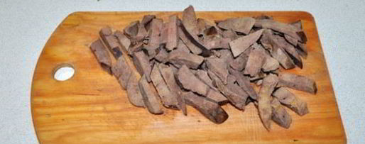 Шаг 3: свиной печени в соусе