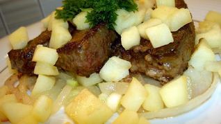 Рецепт Телячьей печени по-берлински