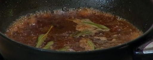 Шаг 3: телячьей печени в винном соусе с шалфеем