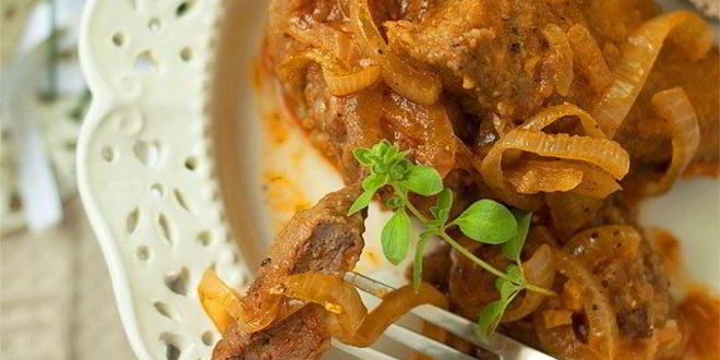 Рецепт тушеной печени