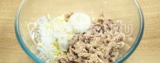 Шаг 5: волованов с печенью трески