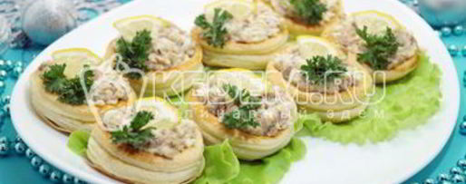 Шаг 8: волованов с печенью трески