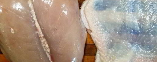 Шаг 1: запеченных куриных грудок с печенью