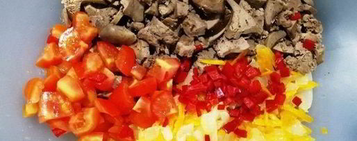 Шаг 9: запеченных куриных грудок с печенью