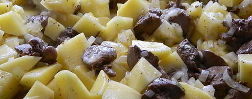 Шаг 6: жареной картошечки с печенью