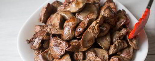 Шаг 8: жареной куриной печени с яблоками и сладким перцем