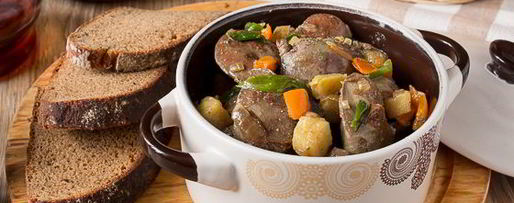 Шаг 13: жареной куриной печени с яблоками и сладким перцем