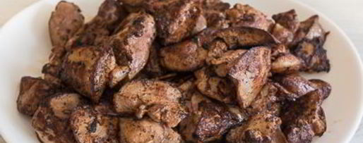 Шаг 3: жареной утиной печени с грибами