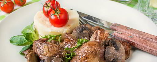 Шаг 12: жареной утиной печени с грибами