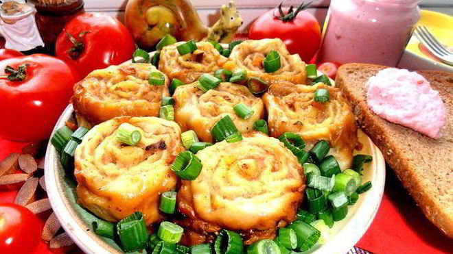 Рецепт Ленивых пельменей на овощной подушке