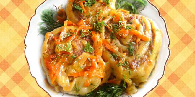 Рецепт ленивых пельменей с тыквой и фаршем