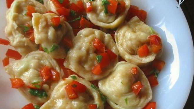 Рецепт Пельменей с креветками