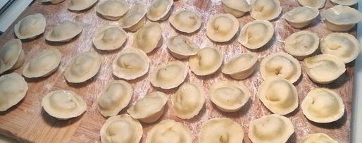 Шаг 12: пельменей с рыбой и белыми грибами