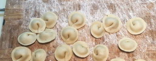 Шаг 13: пельменей с рыбой и белыми грибами