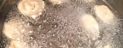 Шаг 17: пельменей с рыбой и белыми грибами