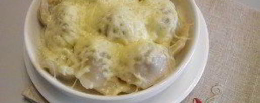 Шаг 12: пельменей с сыром в духовке