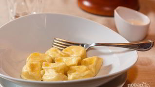 Рецепт Пельменей с творогом