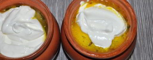 Шаг 6: пельменей в горшочках