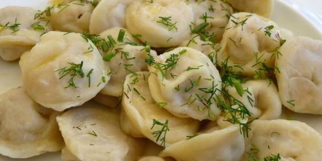 Рецепт постных пельменей с капустой