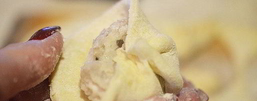 Шаг 7: рыбных пельменей елочки