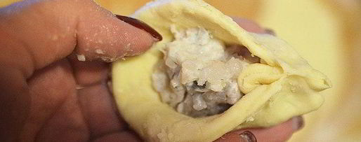 Шаг 9: рыбных пельменей елочки