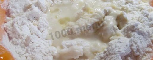 Шаг 2: теста для пельменей без яиц