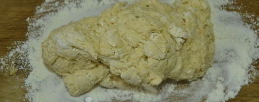 Шаг 10: теста для пельменей с полбяной мукой на воде