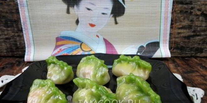 Рецепт цветных китайских пельменей