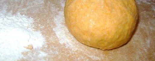 Шаг 1: тыквенных пельмешков