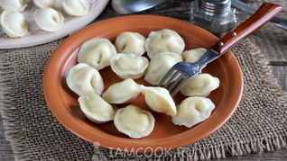 Рецепт Вегетарианских пельменей с нутом