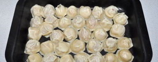 Шаг 1: запеченных пельменей с грибами и соусом