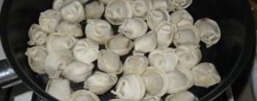 Шаг 1: жареных пельменей