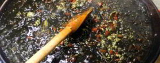 Шаг 7: черной паэльи