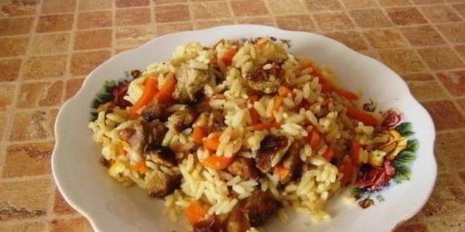 Рецепт домашнего плова со свининой