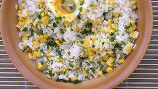 Рецепт Летнего плова с кукурузой и мятой