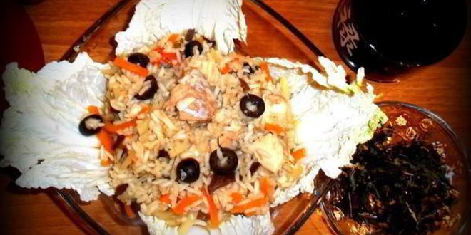 Рецепт паэльи — быстрого риса с консервированным тунцом