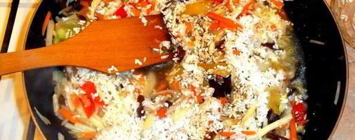 Шаг 2: паэльи — быстрого риса с консервированным тунцом