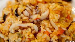 Рецепт Паэльи с курицей и морепродуктами