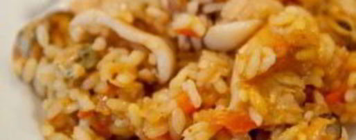 Шаг 8: паэльи с курицей и морепродуктами