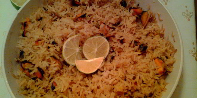 Рецепт паэльи с мидиями