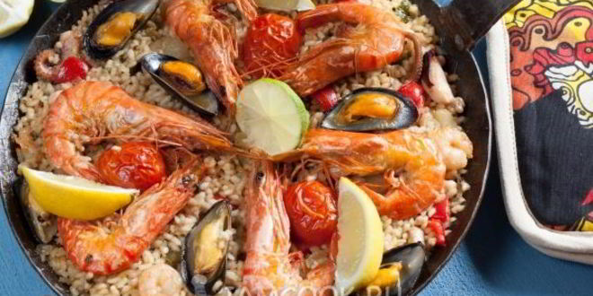 Рецепт паэльи с морепродуктами