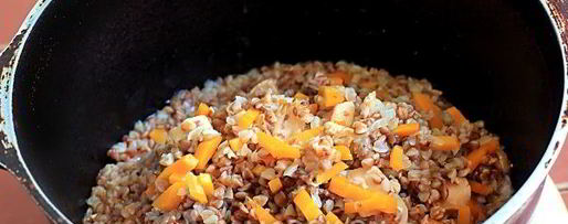 Шаг 11: плова из гречки с курицей