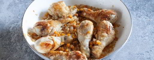 Шаг 7: плова из курицы на сковороде