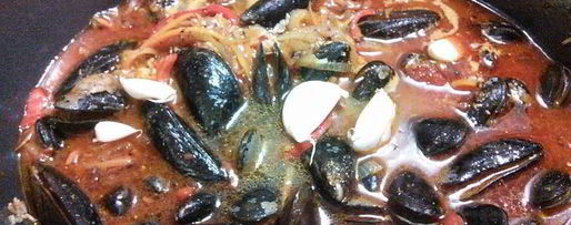 Шаг 4: плова из мидий