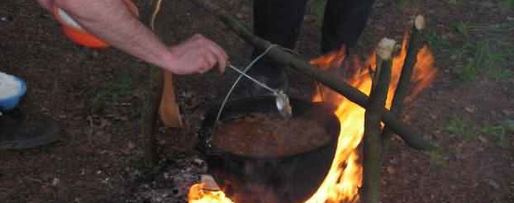 Шаг 33: плова на костре