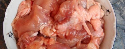 Шаг 1: плова на плите в казане из курицы