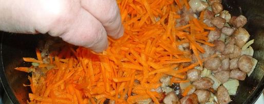 Шаг 10: плова на сковороде со свининой