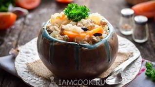 Рецепт Плова с фаршем в мультиварке