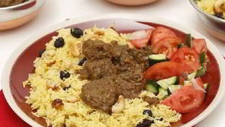 Рецепт Плова с изюмом и орехами